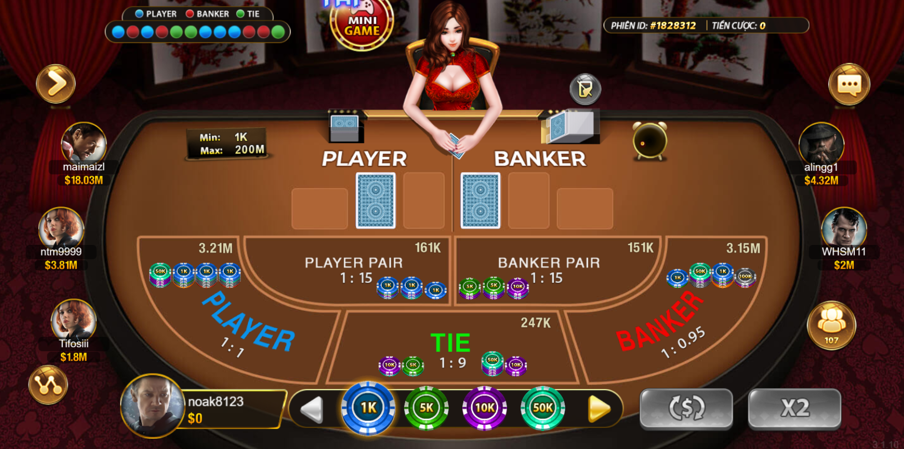 live casino Choang Club