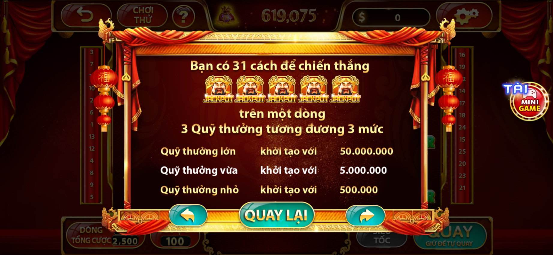 Cách chơi  quay hũ thần tài choáng club dễ nổ nhất